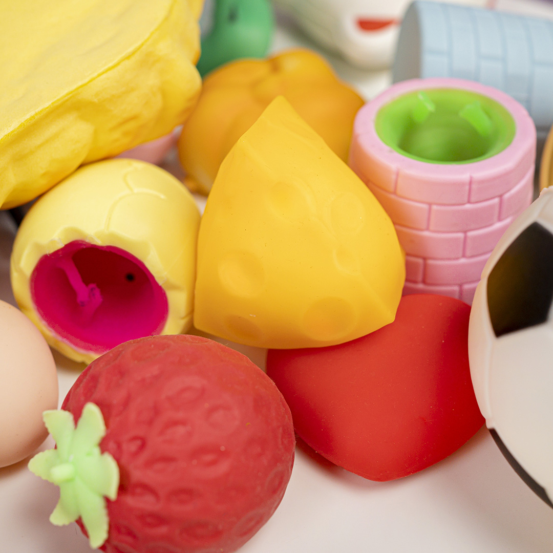 Игрушка - сквиш, Сыр, Желтый, 6*6 см, 1 шт. 