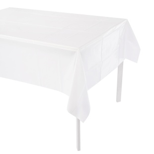 Скатерть одноразовая, Мастхэв, Белый, 137*274 см, 1 шт.