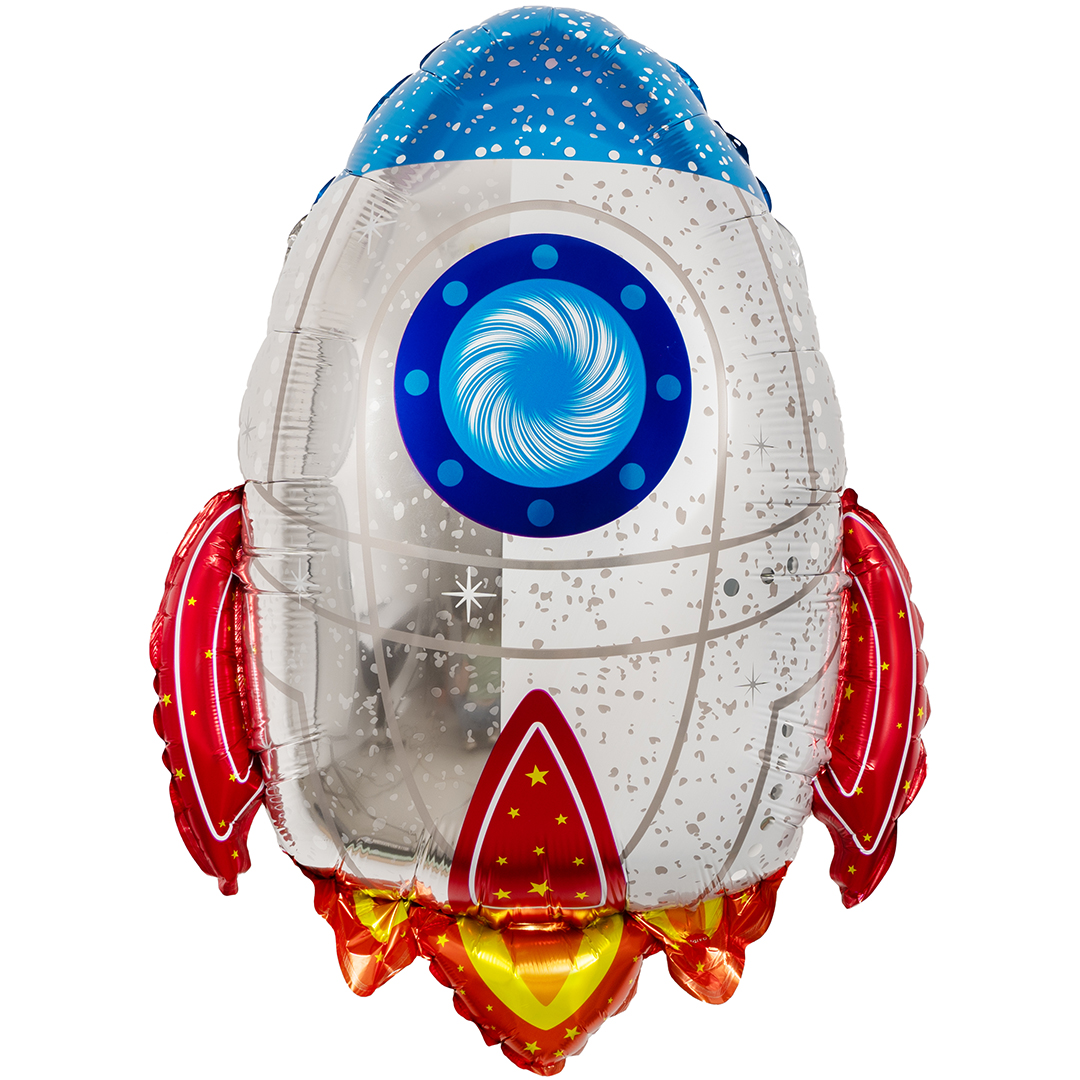 Шар (29''/74 см) Фигура, Ракета, 1 шт. в уп.