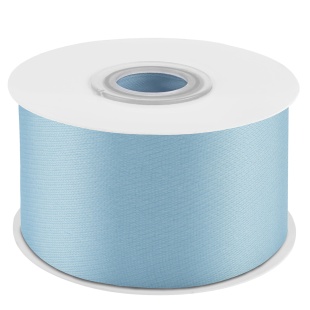 Лента атласная (3,8 см*22,85 м) Голубой, 1 шт.
