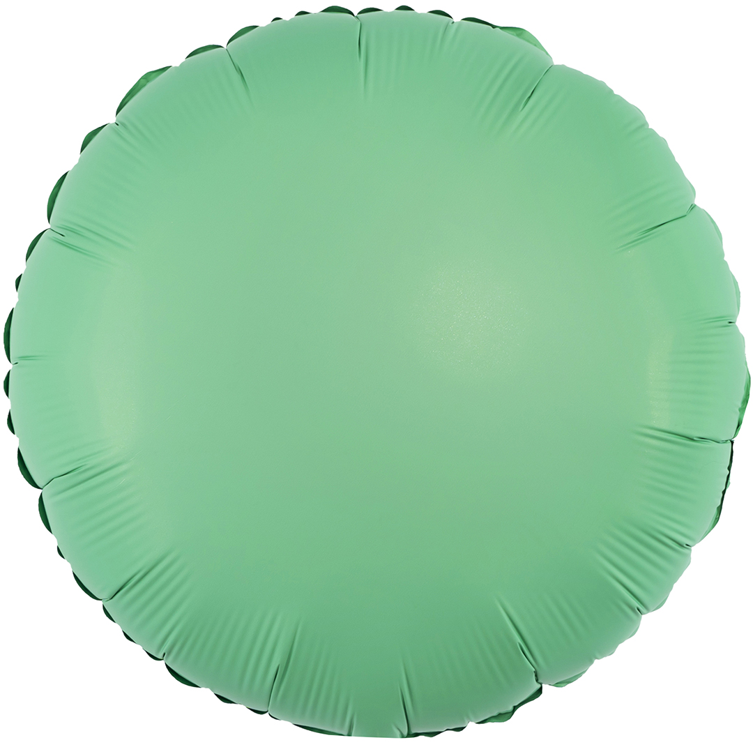 Шар (18''/46 см) Круг, Мятный, Матовый, 1 шт.