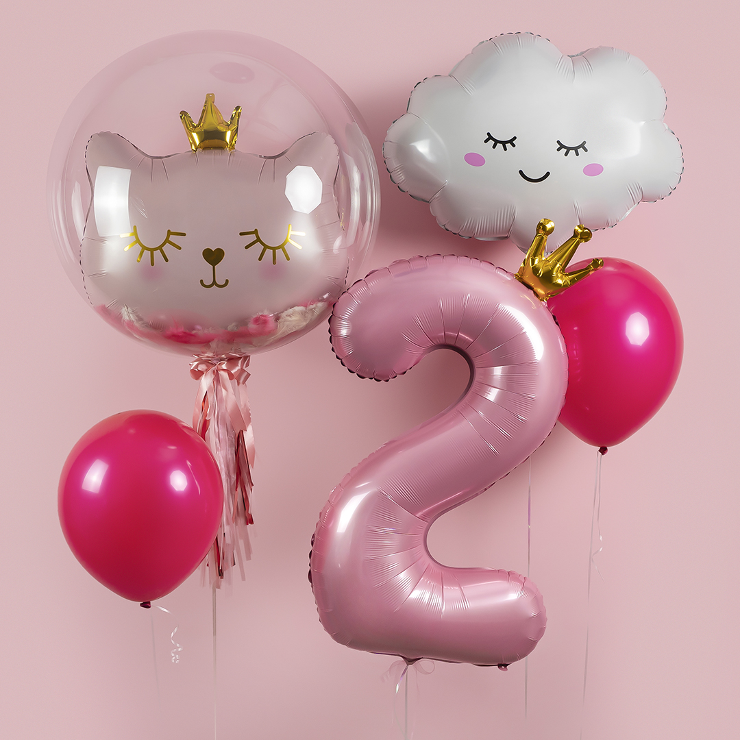 Шар (27''/69 см) Фигура, Облако, Белый, 1 шт.