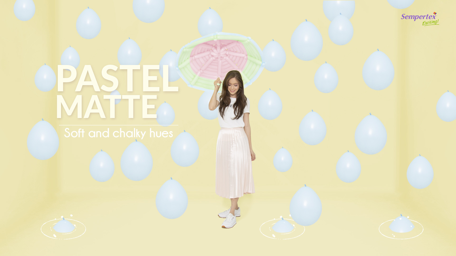 Шар (12''/30 см), Нежно-голубой (640), макарунс, 50 шт.