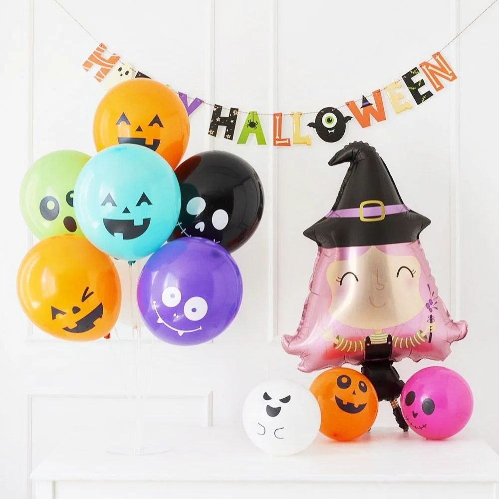 Шар (33''/84 см) Фигура, Маленькая ведьмочка, 1 шт.