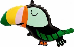 Шар (23''/58 см) Фигура, Тукан (надув воздухом), 1 шт.