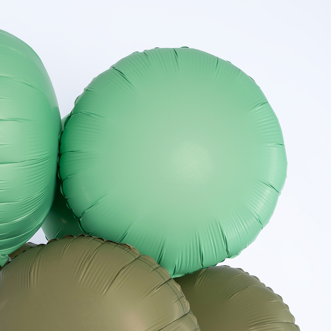 Шар (18''/46 см) Круг, Мятный, Матовый, 1 шт.