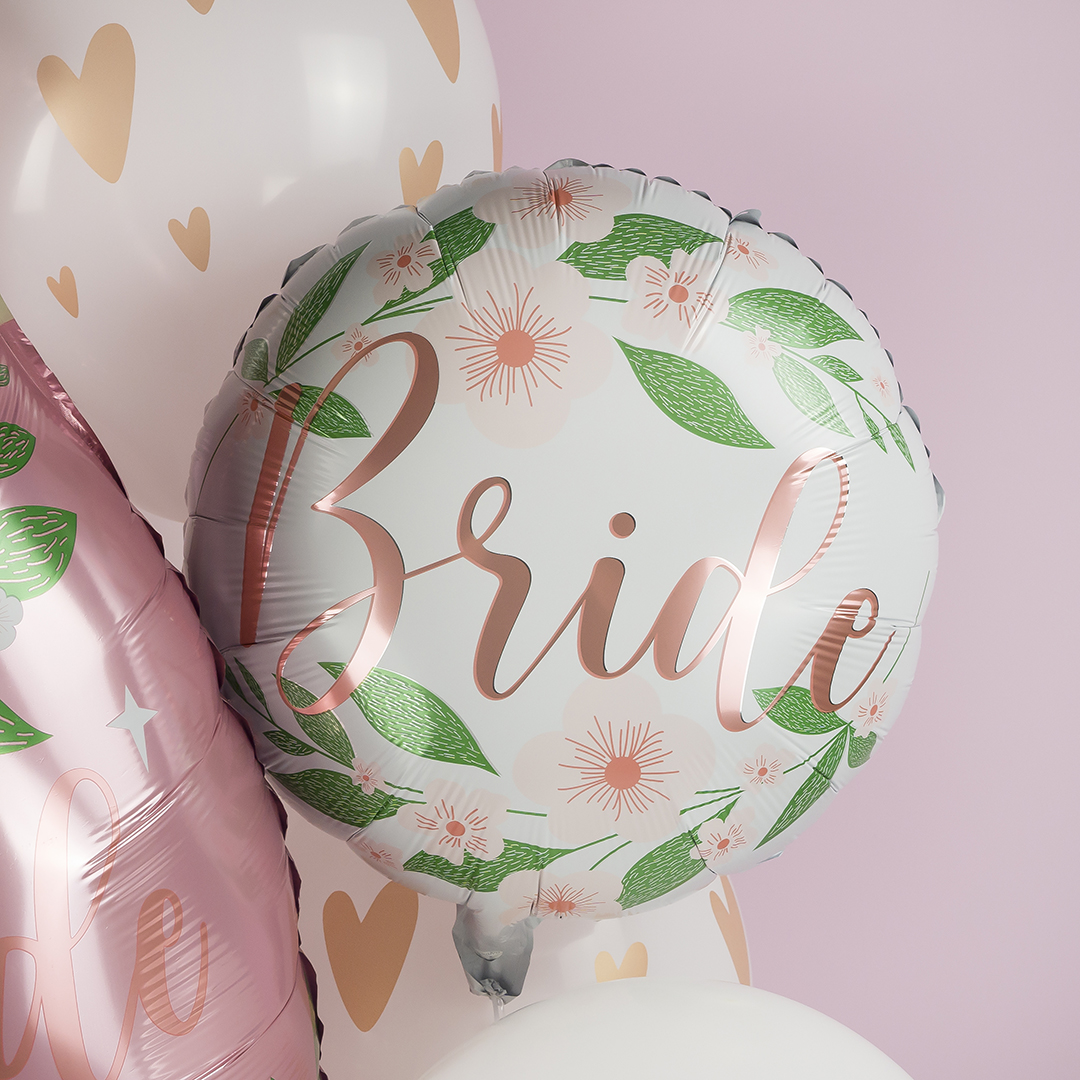 Шар (18''/46 см) Круг, Bride, 1 шт.