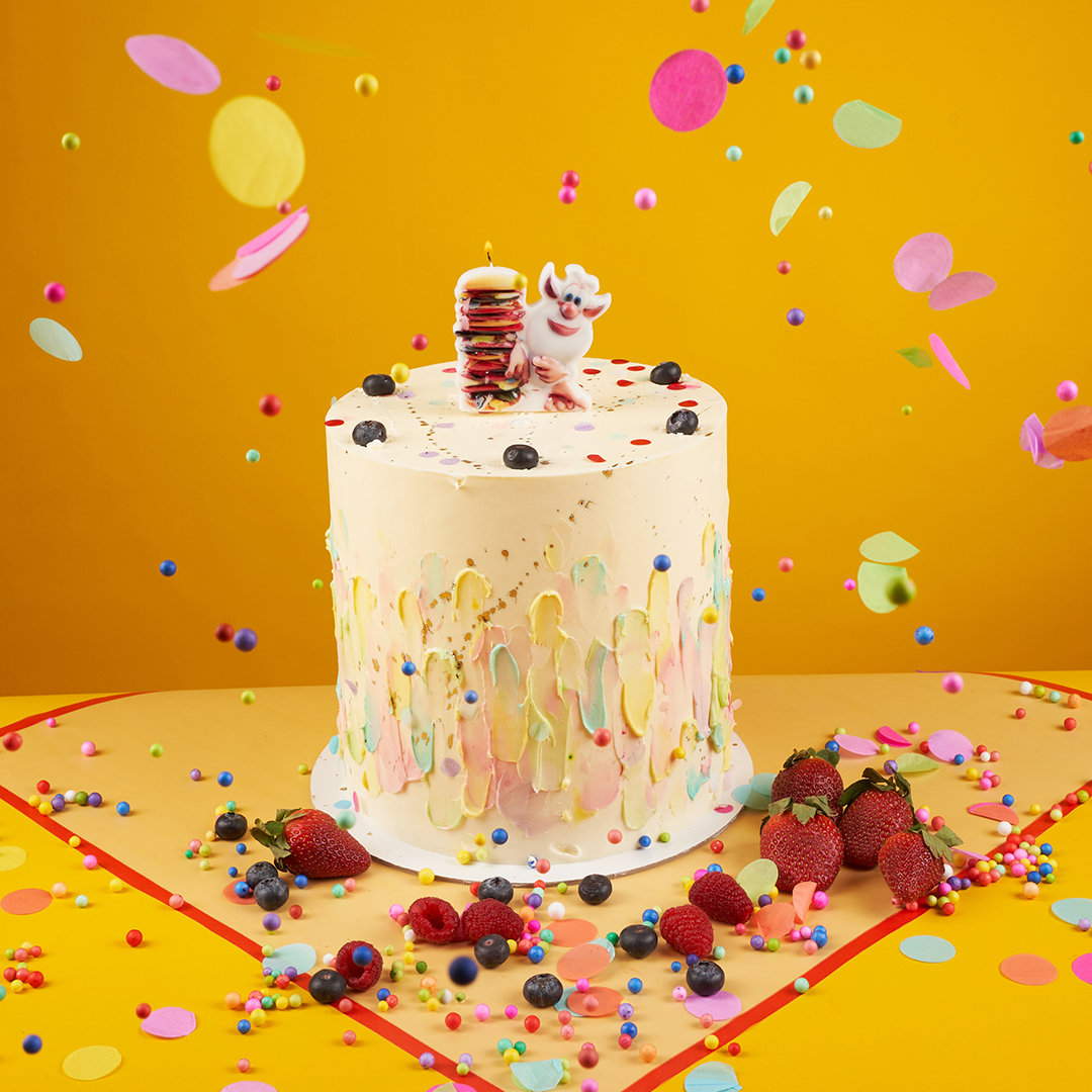 Свеча Фигура, Буба, 7*8 + 3 см, 1 шт. с держат.