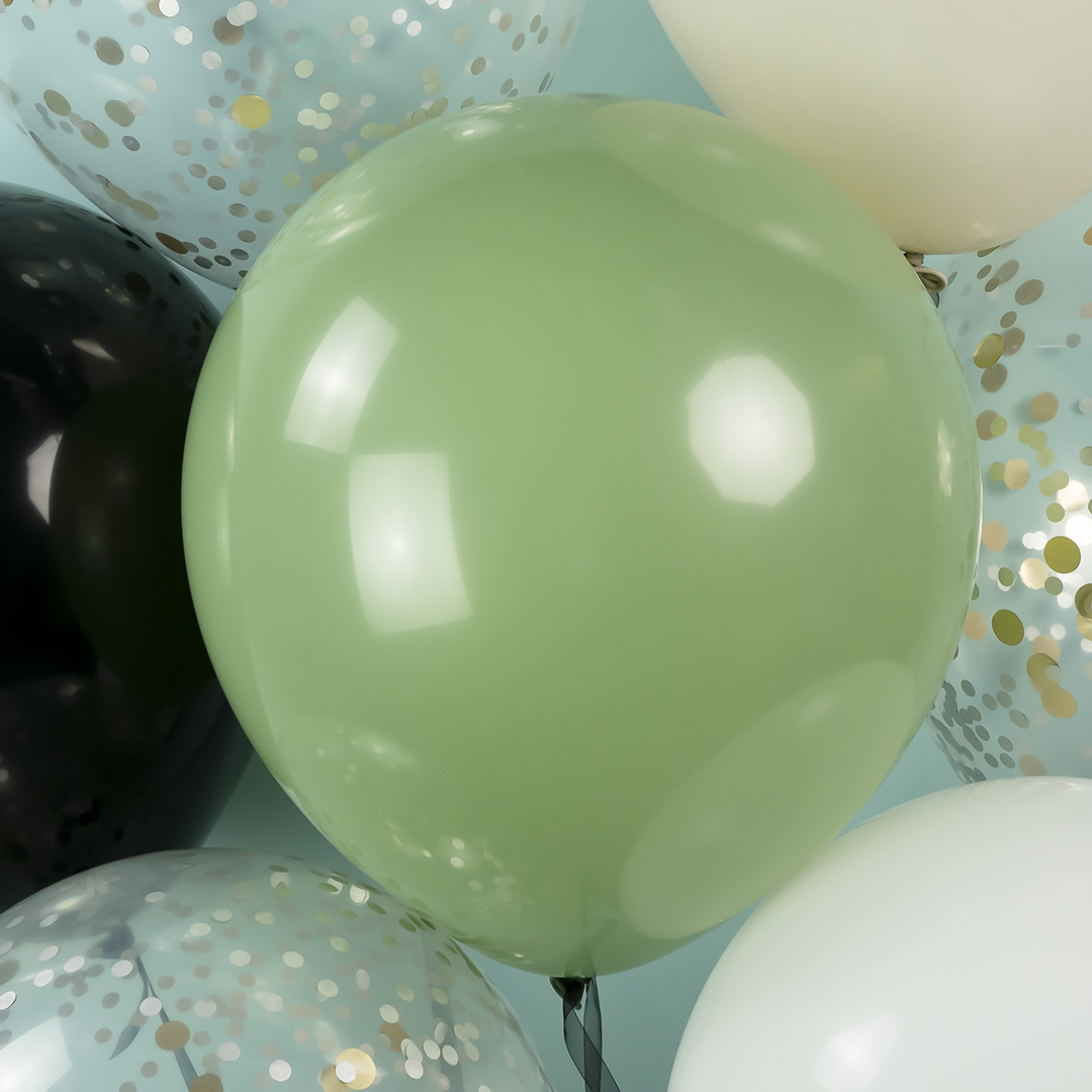 Шар (18''/46 см), Авокадо, пастель ретро, 10 шт.