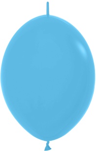 Шар (12''/30 см) Линколун, Голубой (040), пастель, 50 шт.