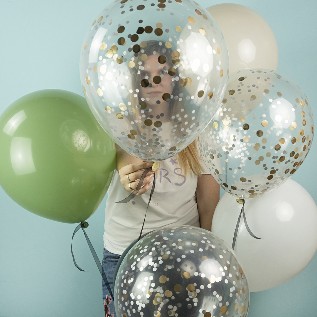 Шар (18''/46 см), Авокадо, пастель ретро, 10 шт.