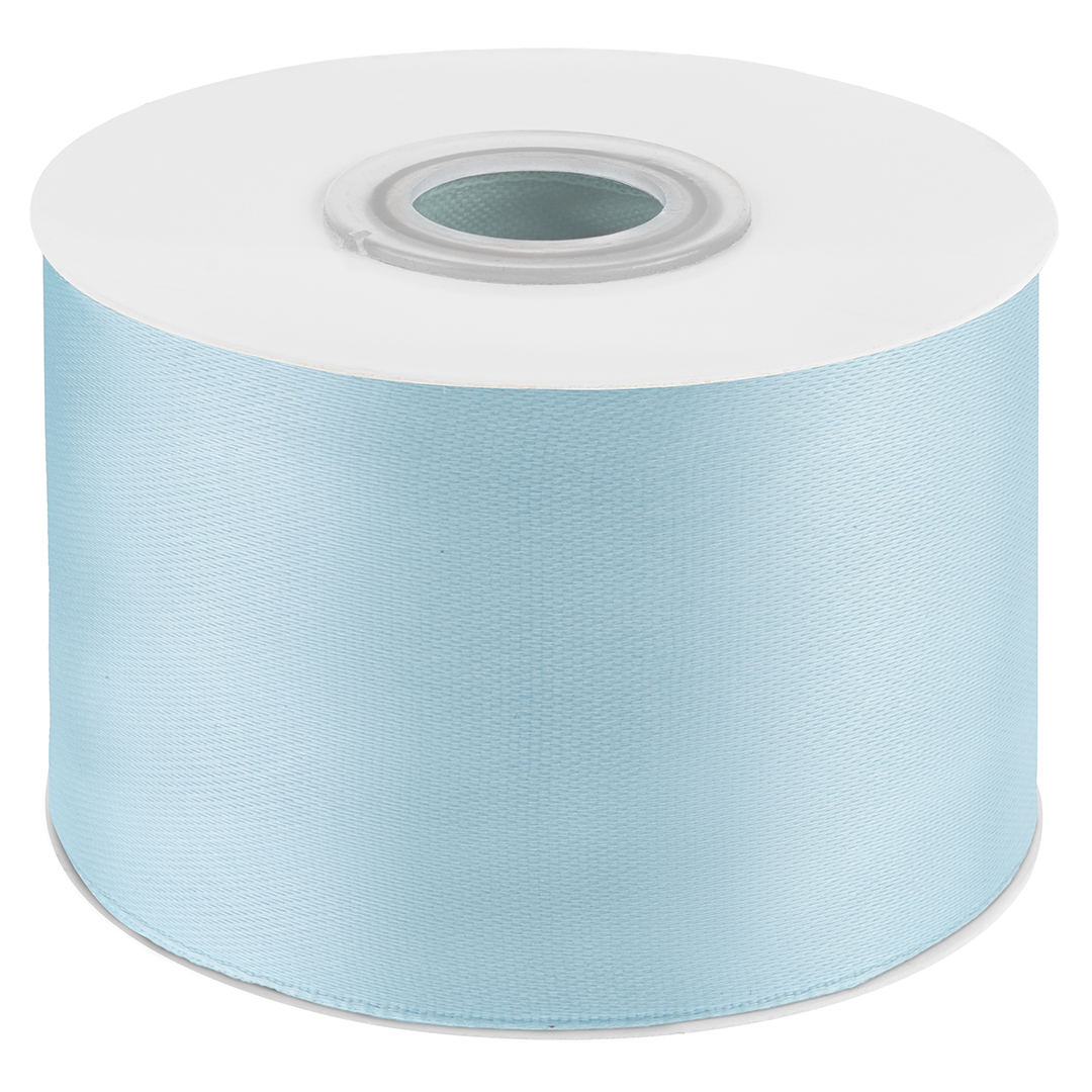 Лента атласная (5 см*22,85 м) Небесно-голубой, 1 шт.