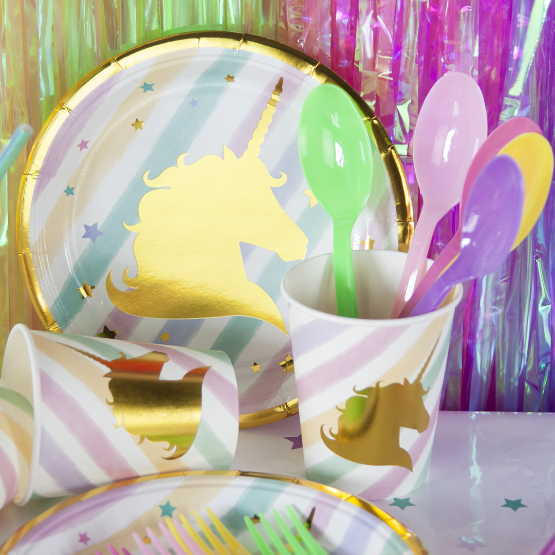 Ложки, Премиум, Желтый, 16 см, 10 шт. в упак. 