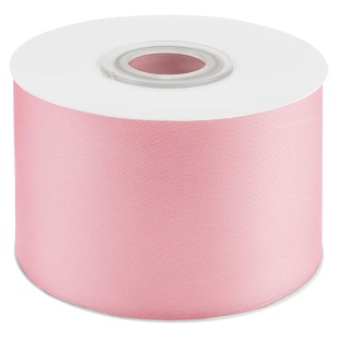 Лента атласная (5 см*22,85 м) Светло-розовый, 1 шт.