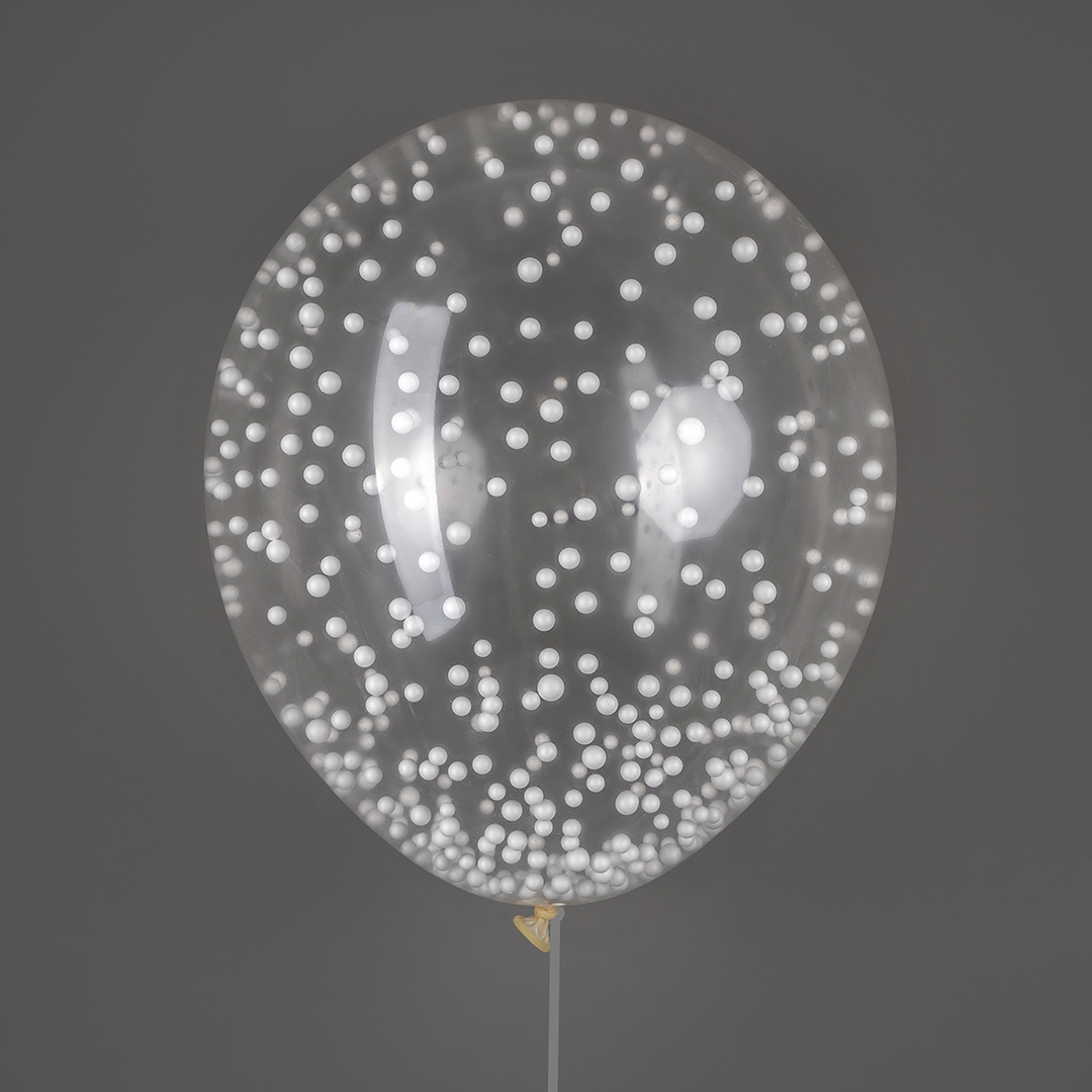 Шарики пенопласт, Белый, 6-8 мм, 10 гр.