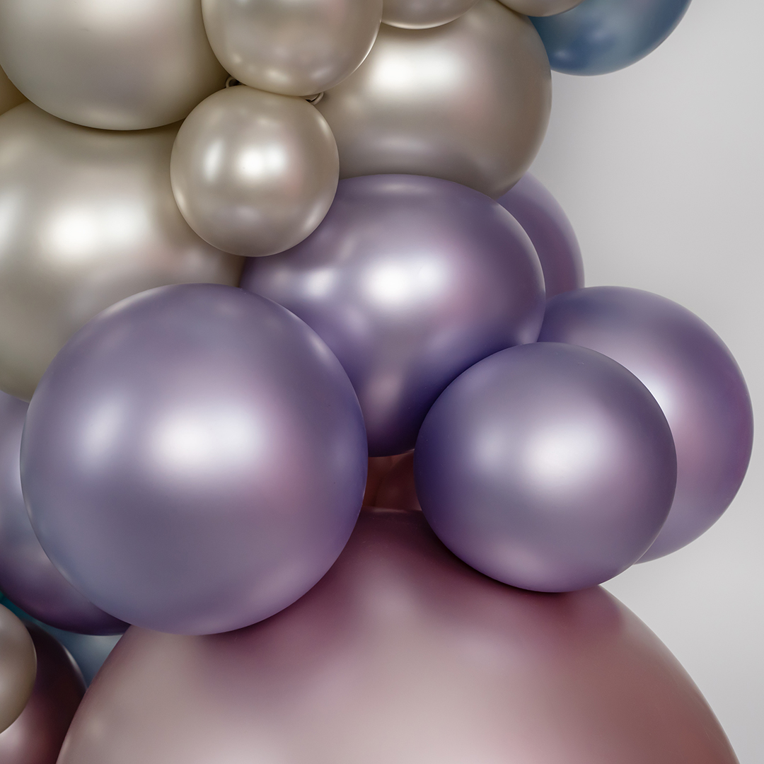 Шар (12''/30 см), Розовый цветок (809), шелк, 50 шт.