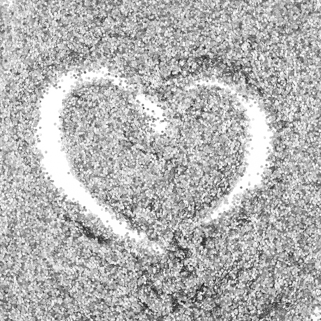 Конфетти фольга Шестиугольники, Серебро, Голография, 0,1 см, 90 г.