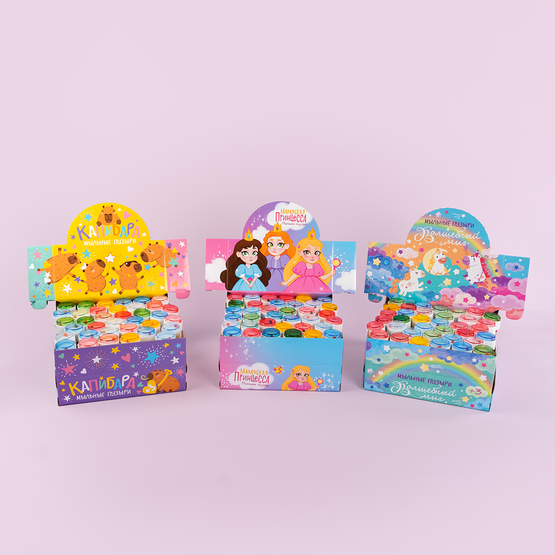 Мыльные пузыри Маленькая принцесса, 60 мл. 36 шт.