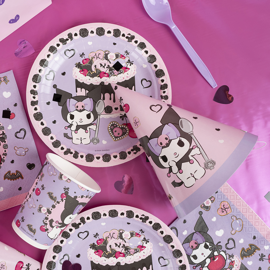 Стаканы (250 мл) Kuromi, 6 шт.