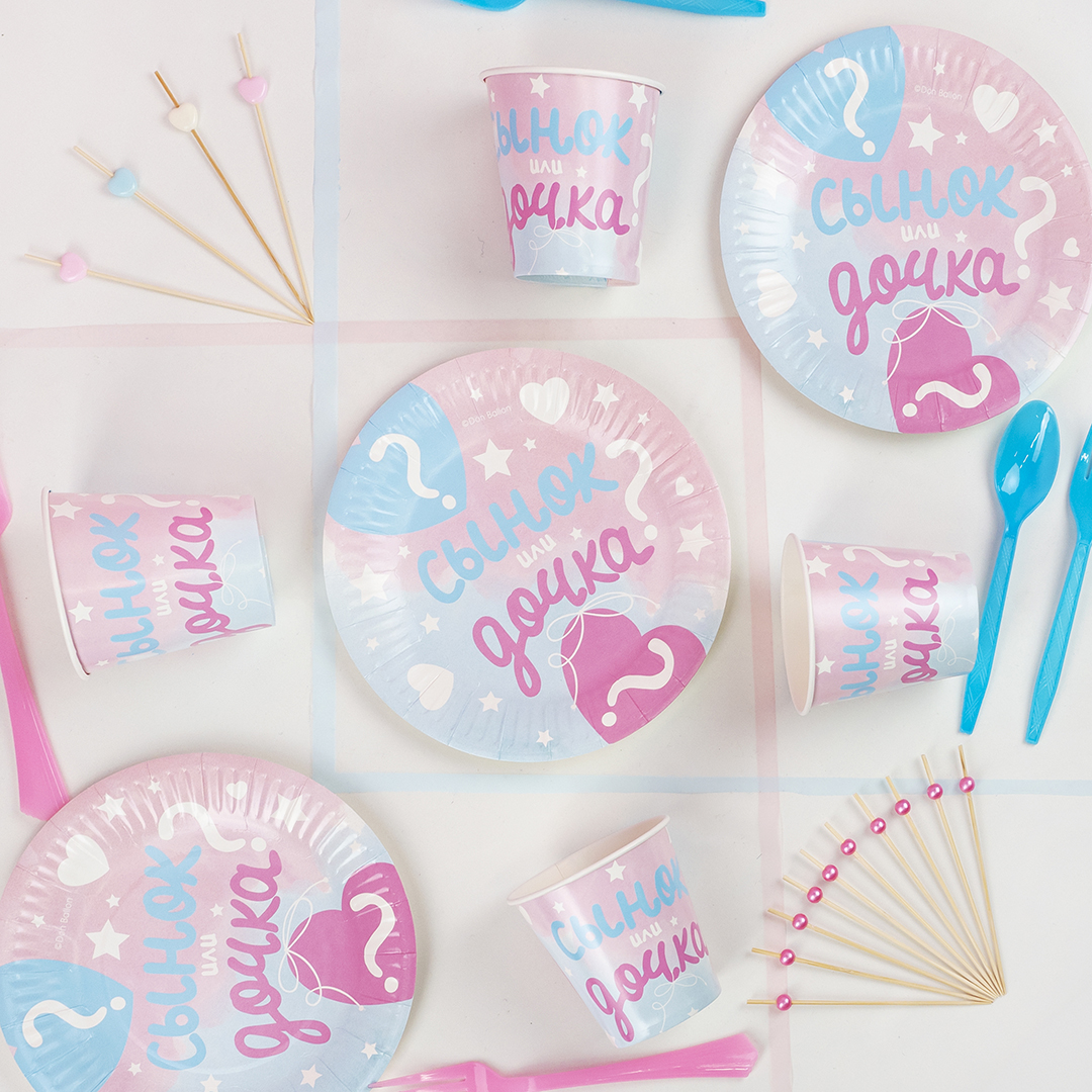 Пики Топперы, Сердце, Ассорти, 12 см, 50 шт.