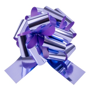 Бант Шар, Лаванда, Металлик, 21 см, 1 шт. в упак. 