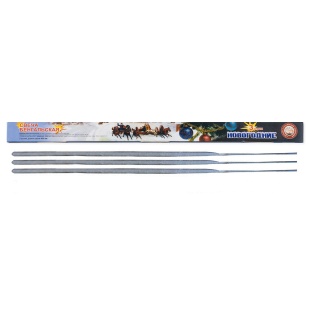 Бенгальский огонь 150 сек, Новогодние огни, Желтый, 40 см, 3 шт.