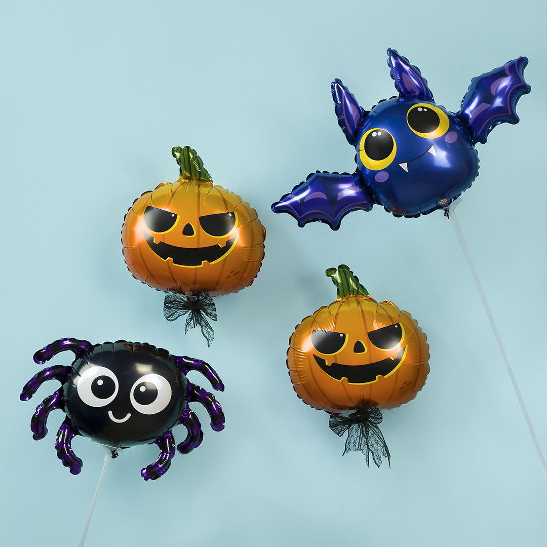 Шар (14''/36 см) Мини-фигура, Летучая мышь, 1 шт.