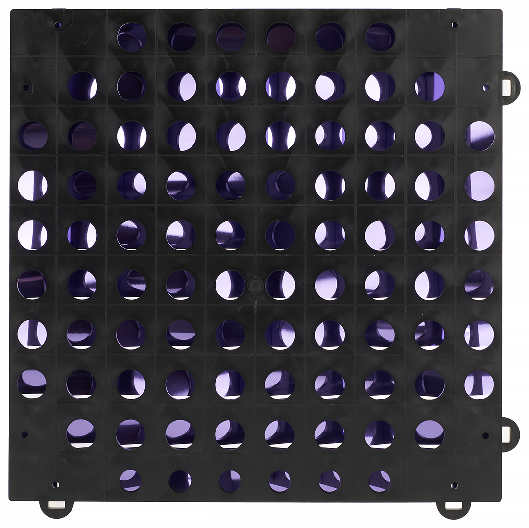 Декоративная панель Пайетки, 30*30 см. Сиреневый, Металлик, 1 шт.