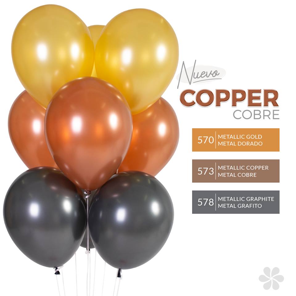 Шар (12''/30 см), Золото яркое (570), металлик, 12 шт.