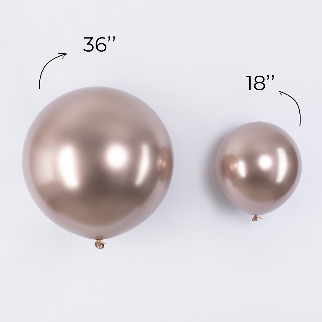 Шар (36''/91 см), Шампань, хром, 1 шт.