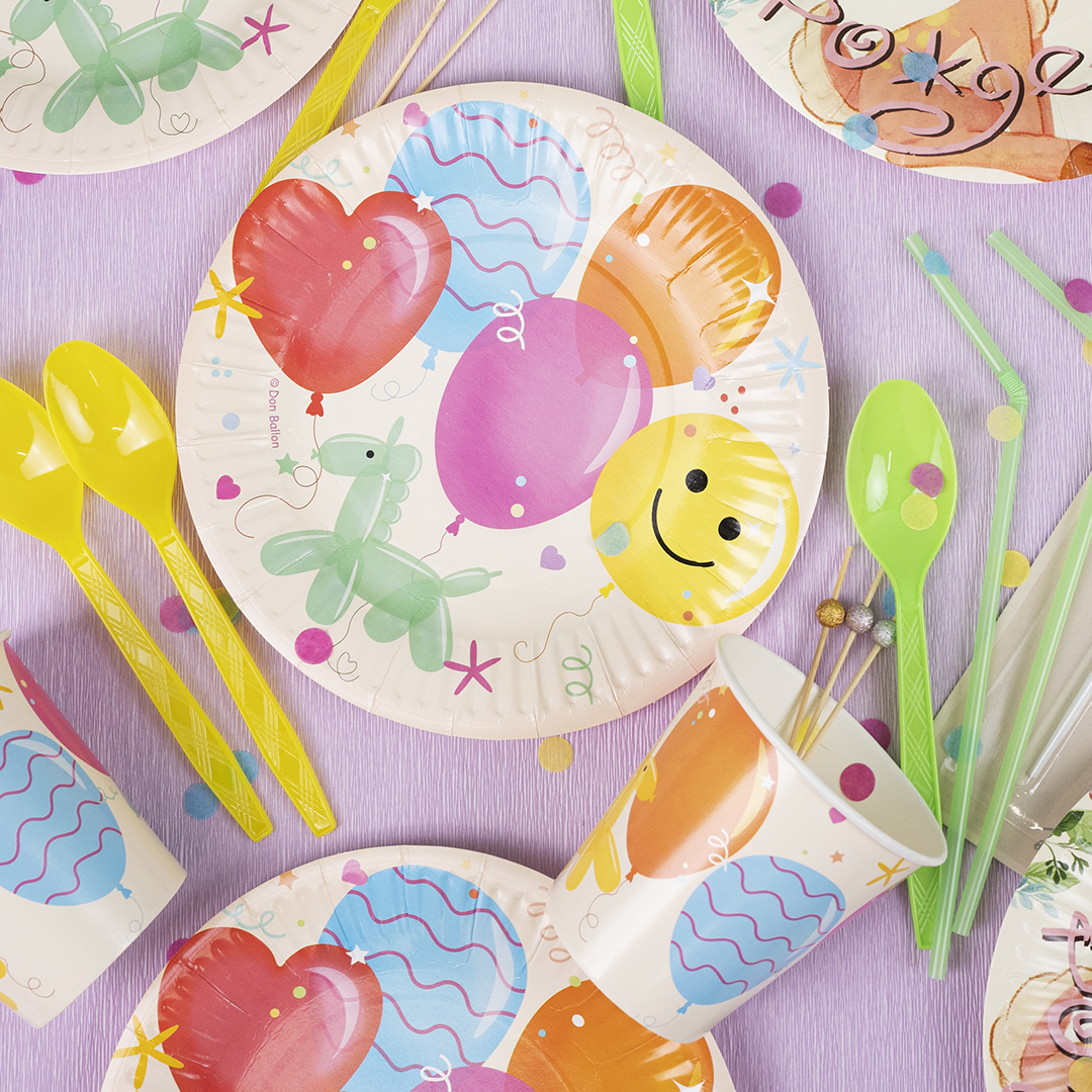 Стаканы (250 мл) Собачки из воздушных шаров, 6 шт.