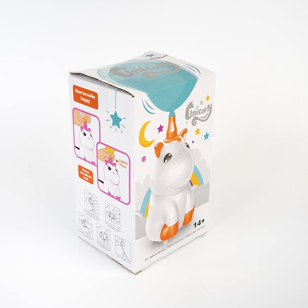 Компрессор, Единорог, Белый/Розовый, 300 ватт, 1 шт.