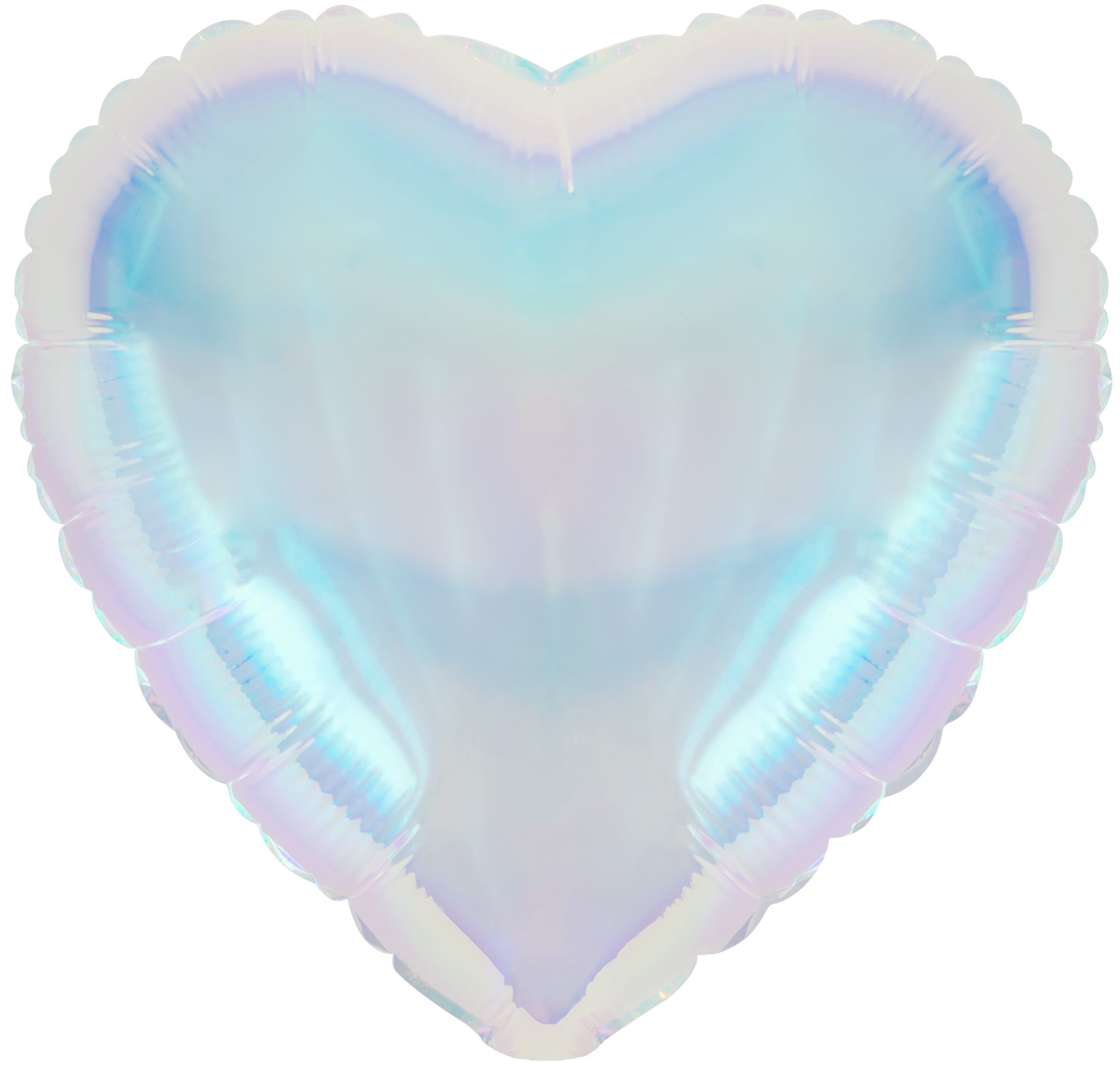 Шар (24''/61 см) Сердце, Зеркальный, Хамелеон, 1 шт. в уп.