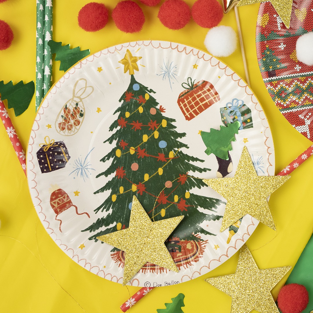 Тарелки (7''/18 см) Новогоднее настроение, 6 шт.