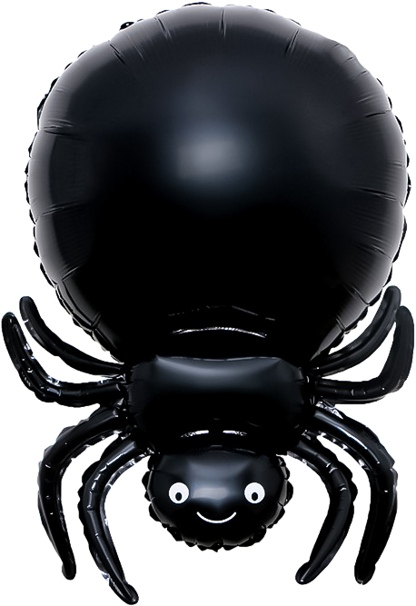 Шар (32''/81 см) Фигура, Паук, Черный, 1 шт. в уп.