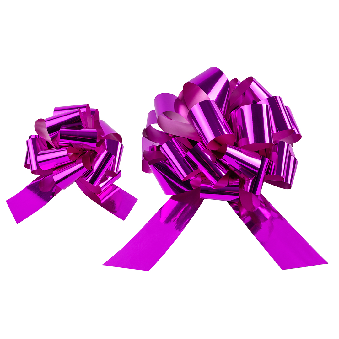 Бант Шар, Фуше, Металлик, 36 см, 1 шт. в упак. 