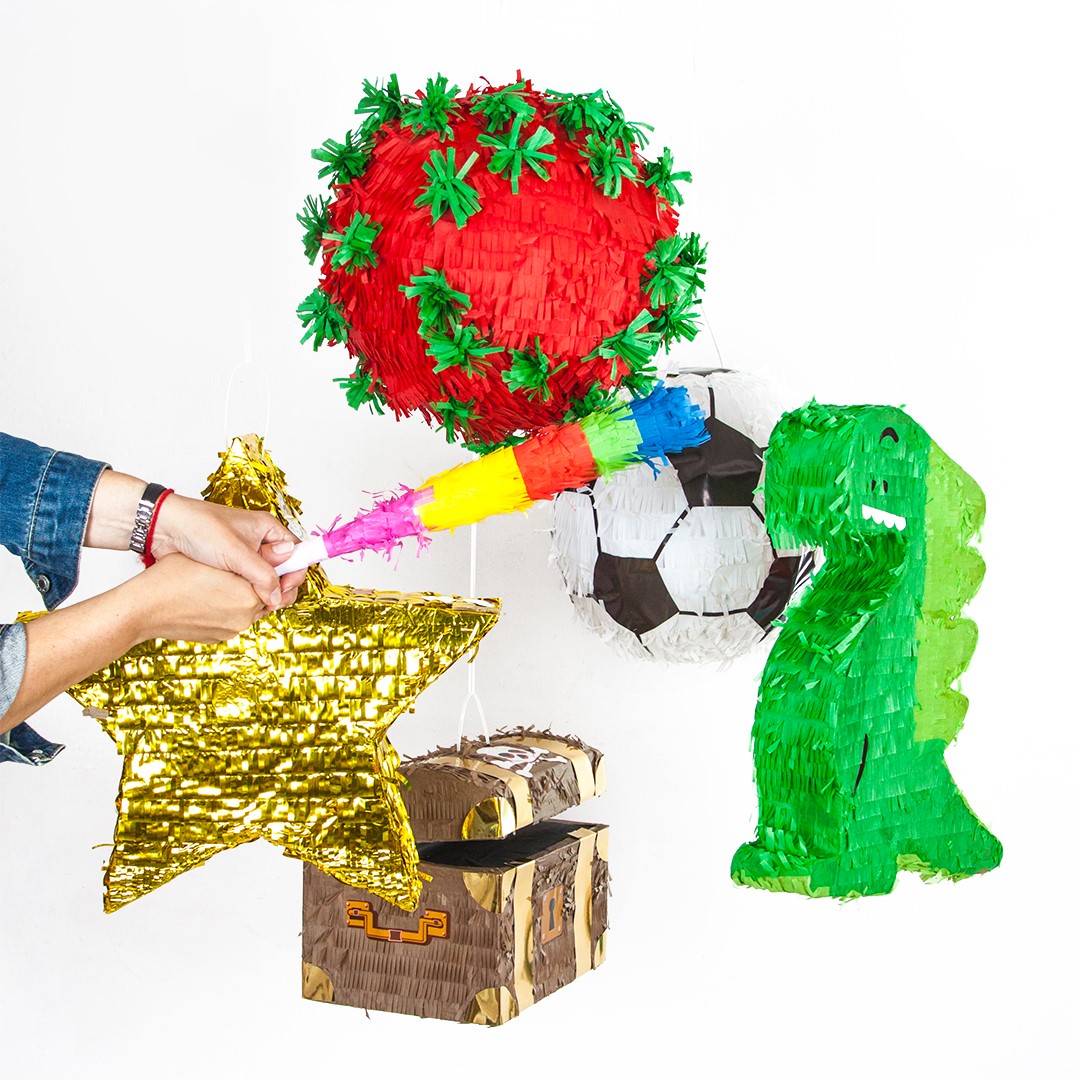 Бита для пиньяты, Яркие цвета, 43*4 см, 1 шт. 