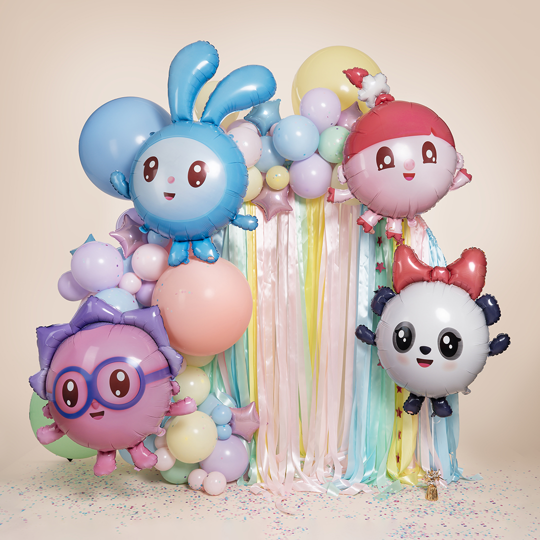 Шар (36''/91 см) Фигура, Малышарики, Нюшенька, 1 шт. в уп.