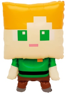 Шар (26''/66 см) Фигура, Пиксельная девушка, 1 шт.