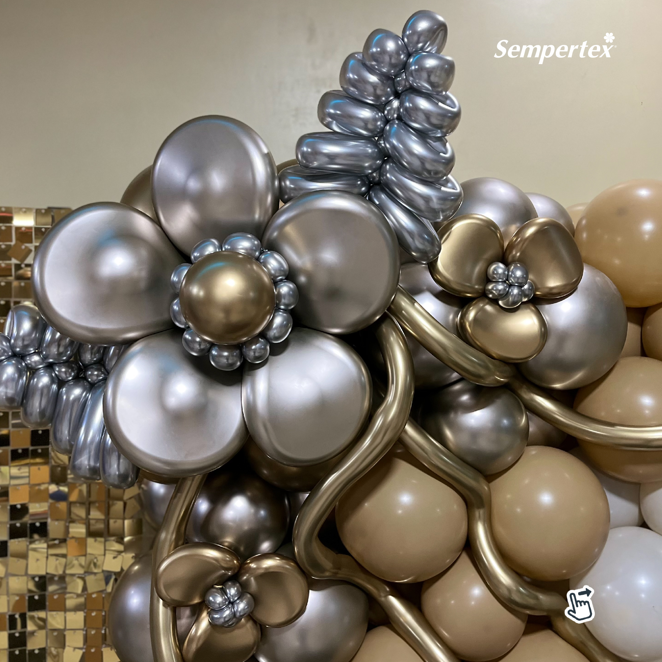 Шар (5''/13 см), Кофе Латте (073), пастель, 100 шт.