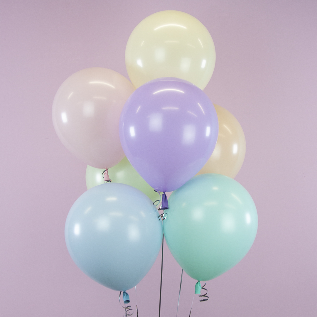 Шар (18''/46 см), Нежно-розовый (828), макарунс, 25 шт.