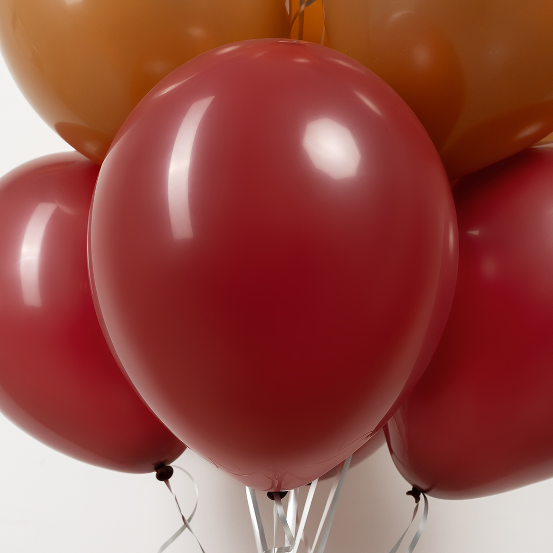 Шар (12''/30 см), Бургундия, пастель ретро, 100 шт.