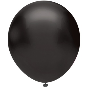 Шар (18''/46 см), Черный (807), пастель, 25 шт.