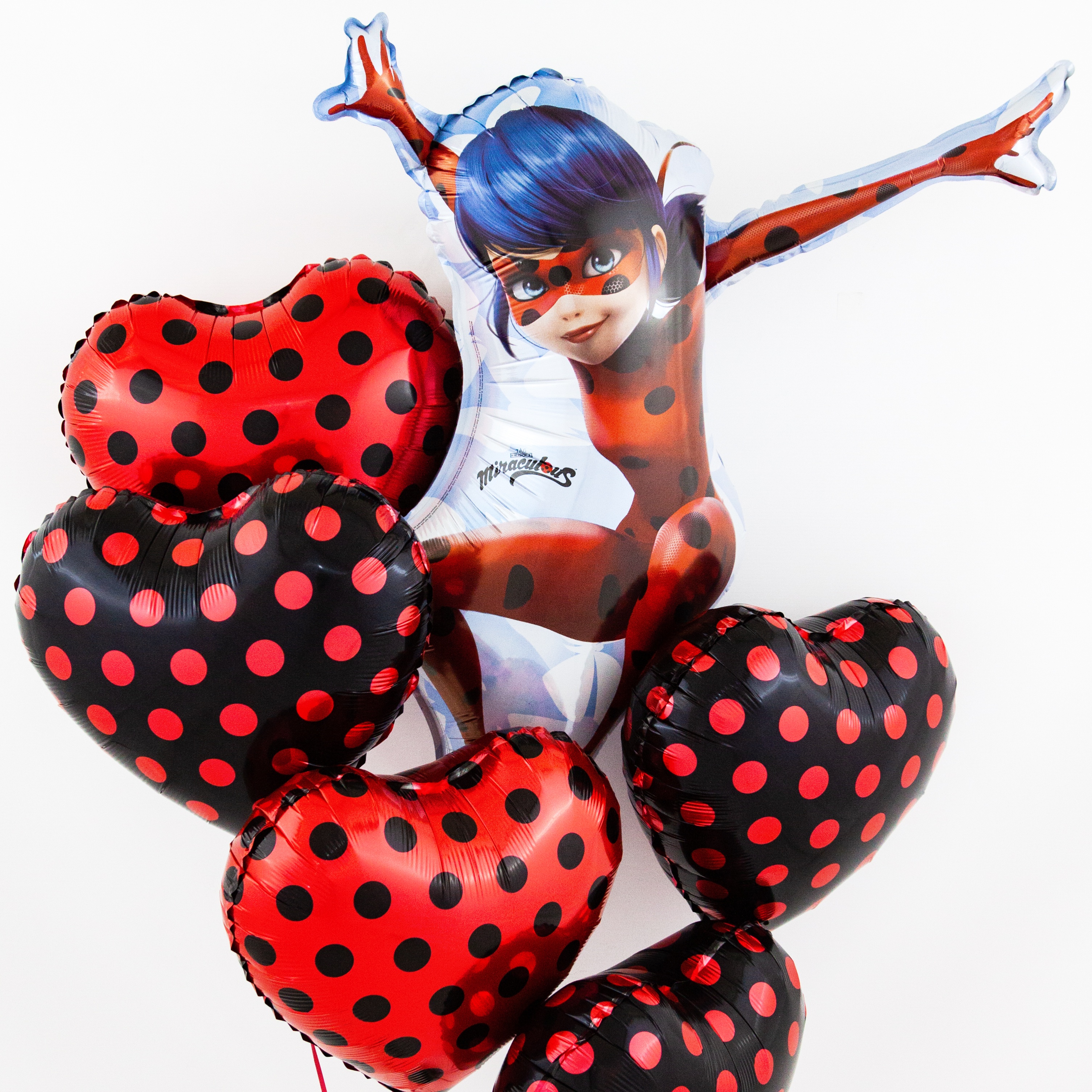 Шар (33''/84 см) Фигура, Леди Баг, 1 шт.