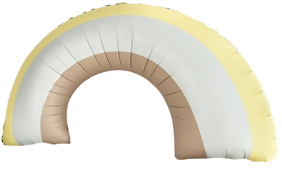 Шар (32''/81 см) Фигура, Радуга, Сатин, 1 шт.