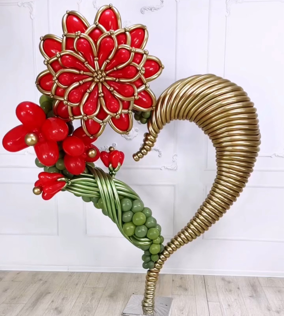 Шар (2''/5 см) ШДМ, Красный (015), пастель, 100 шт.