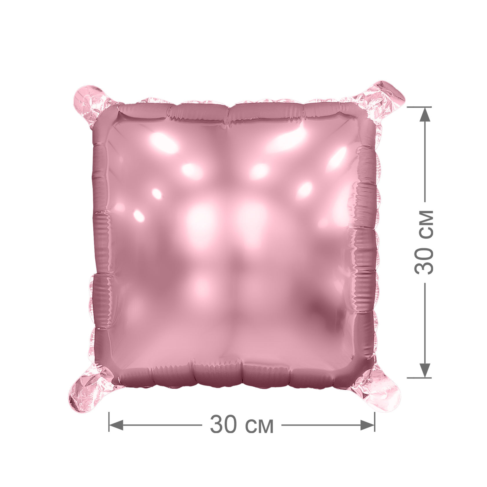 Шар (16''/41 см) Мини-Блок, Розовый фламинго, 1 шт.