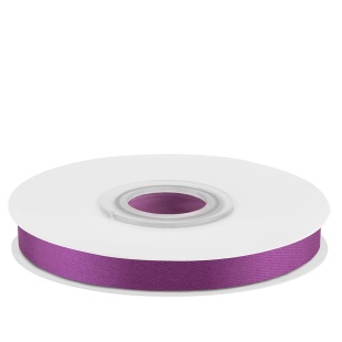 Лента атласная (0,7 см*22,85 м) Орхидея, 1 шт.