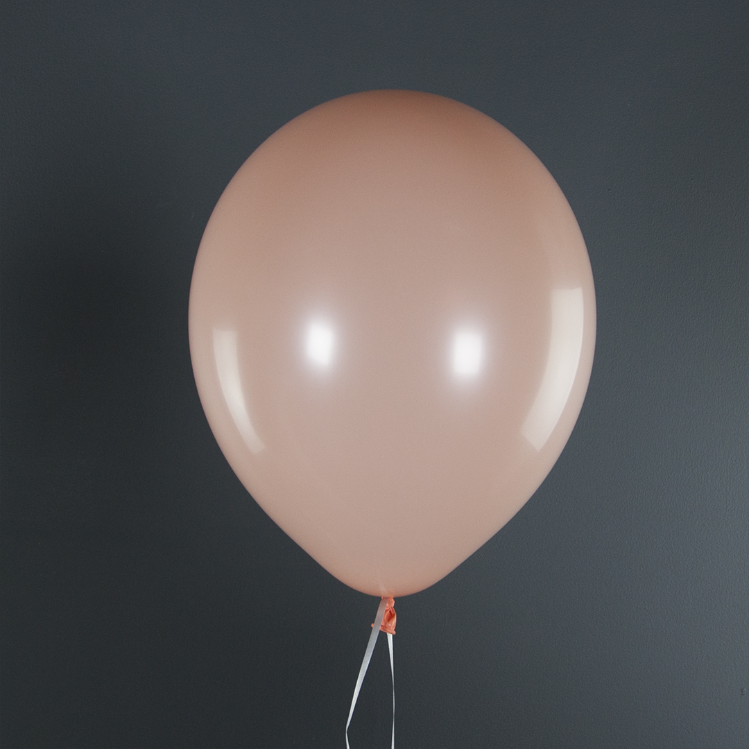 Шар (12''/30 см), Персиковый, пастель, 100 шт.