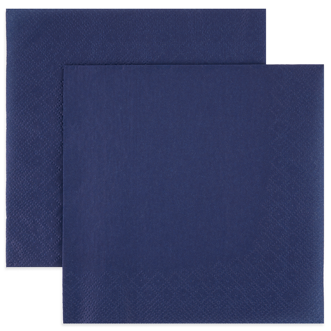 Сервировочные салфетки, Однотонные, Синий, 33*33 см, 20 шт.